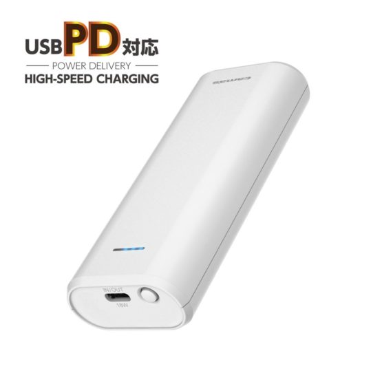 PD対応 モバイルバッテリー6700mAh 18W出力 CtoC&CtoLケーブル付属 LP102LCZモデル
