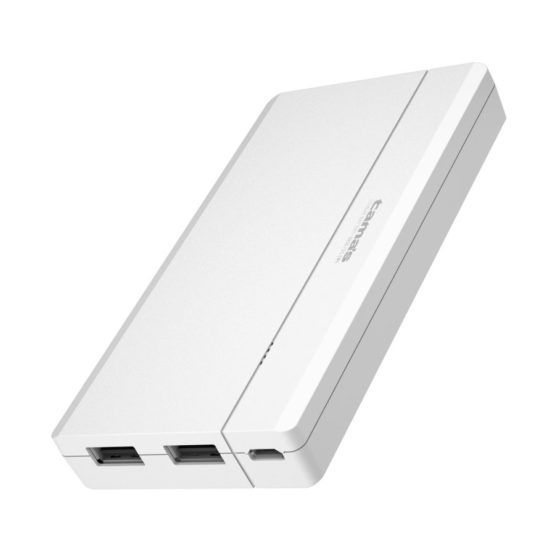 モバイルバッテリー6800mAh USB-A×2ポート付き Type-Cケーブル付属 PL79SCAモデル