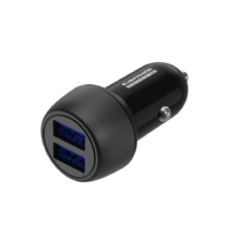 カーチャージャー 4.8A USB-A×2ポート付き LED表示 K138Uモデル