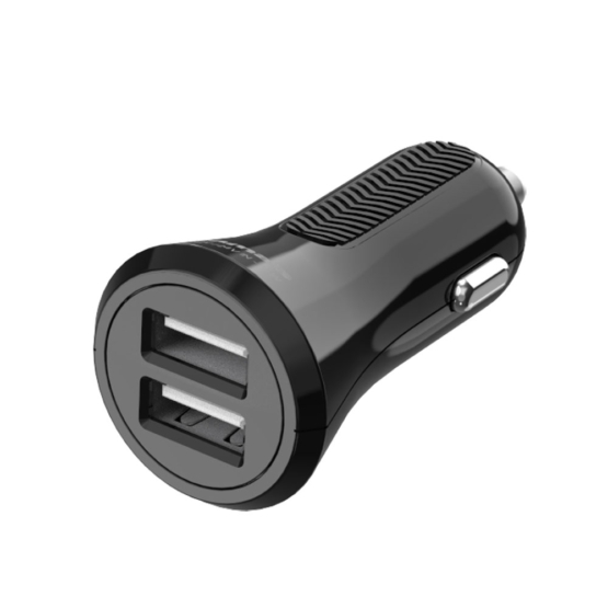 カーチャージャー 2.4A USB-A×2ポート付き K120Uモデル