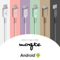 moqte USB-A to タイプCケーブル ロングライフ 1.0m MQ-H223CA10モデル
