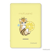mofusand モバイルバッテリー 5000mAh ハチにゃん イエロー ハチ×にゃん USB-A 2ポート 2.4A キャラクター かわいい SQ-L103-LYMS3