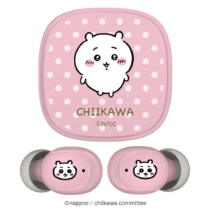 ちいかわ Bluetooth ver5.3 完全ワイヤレスイヤホン ちいかわ ピンク 第3弾(2023年モデル) AAC対応 IPX4防滴 通話OK タッチセンサー SQ-BS75CB-C